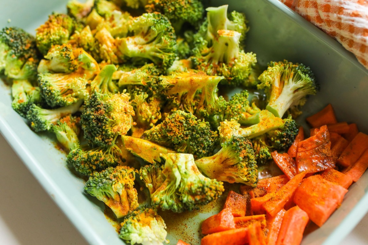 Vegetais cozidos para introdução alimentar