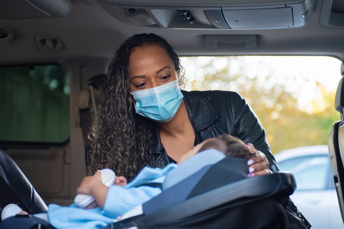Kindersitz in Auto